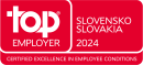 Ocenenie Top Employer 2024 Slovensko