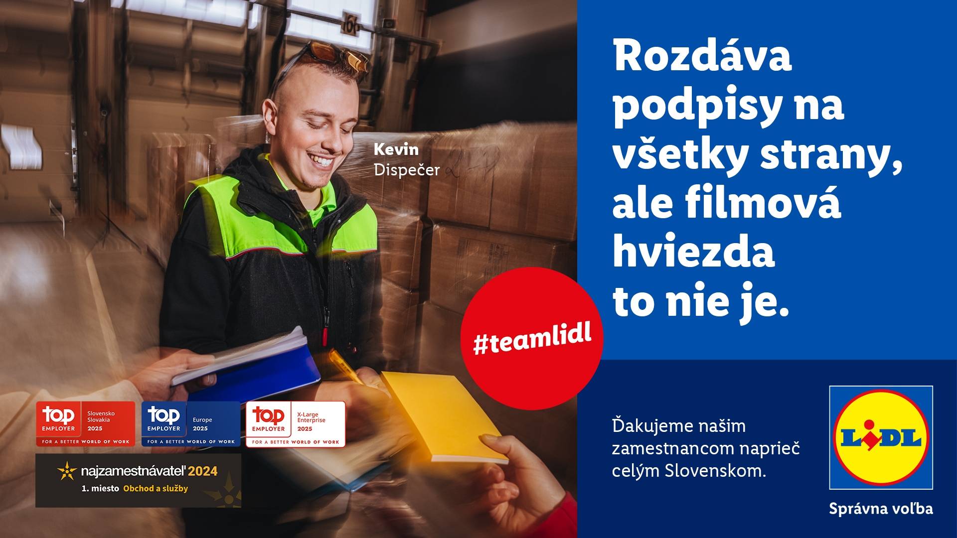 Vážime si vás rovnako